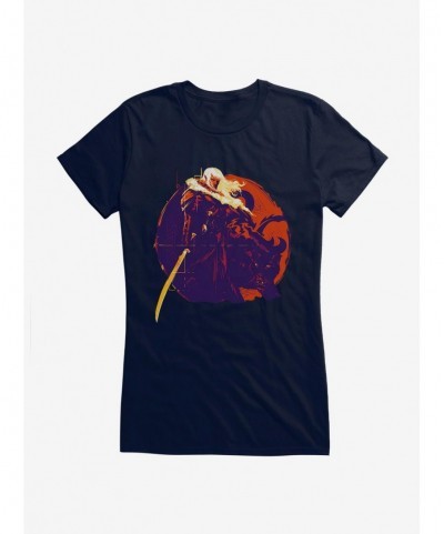 Fashion Dungeons & Dragons Forgotten Realms Warpaint Drizzt Girls T-Shirt $10.21 T-Shirts