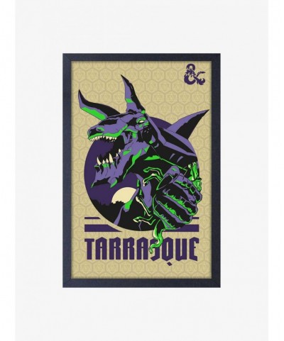 Value Item Dungeons and Dragons Tarrasque Framed Wood Wall Art $12.20 Others