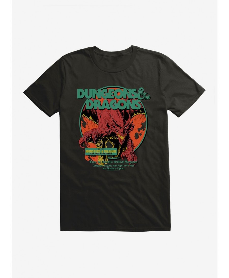 Discount Sale Dungeons & Dragons Book II Monsters & Treasure T-Shirt $8.13 T-Shirts