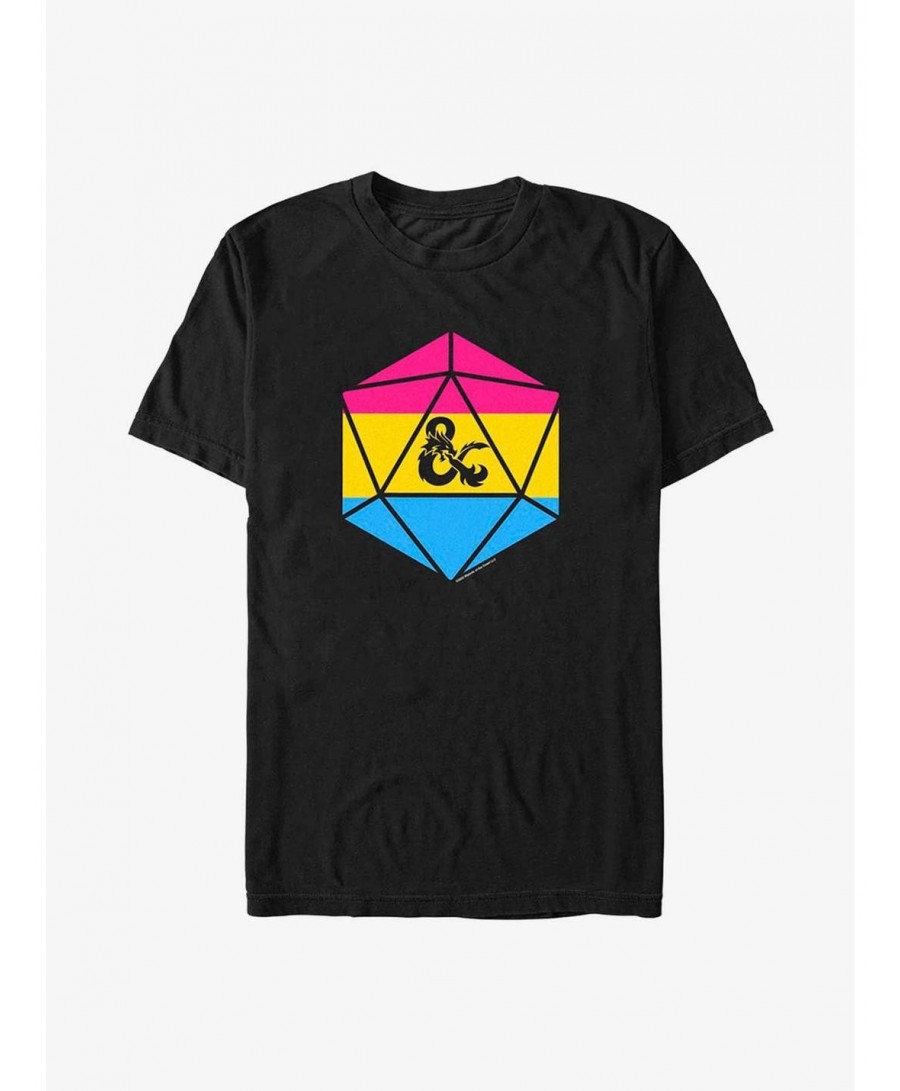 Big Sale Dungeons & Dragons Pansexual Pride Dice Pride T-Shirt $10.52 T-Shirts