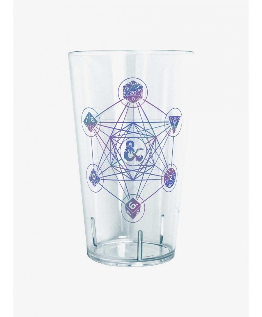 Exclusive Dungeons & Dragons 6 Die Geometric Logo Tritan Cup $7.27 Cups