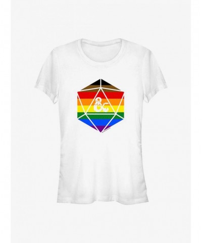 Fashion Dungeons & Dragons Pride Dice Pride T-Shirt $10.71 T-Shirts