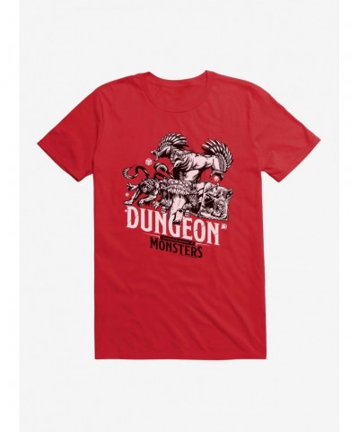 Best Deal Dungeons & Dragons Monsters Group T-Shirt $8.37 T-Shirts