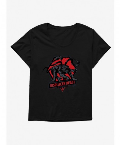 Bestselling Dungeons & Dragons Red Displacer Beast Girls T-Shirt Plus Size $14.65 T-Shirts