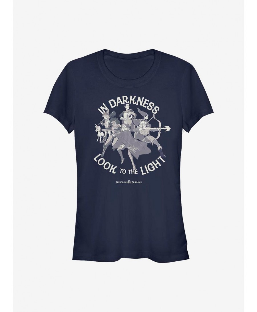 Value Item Dungeons & Dragons To The Light Girls T-Shirt $8.72 T-Shirts