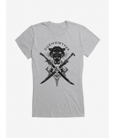 Exclusive Dungeons & Dragons Guenhwyvar Drizzt Seal Girls T-Shirt $8.22 T-Shirts