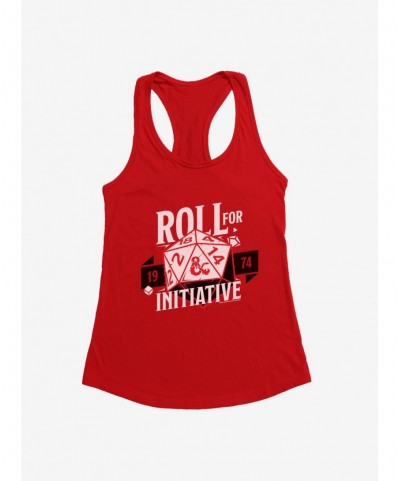 Hot Selling Dungeons & Dragons Roll For Initiative Girls Tank $12.45 Tanks