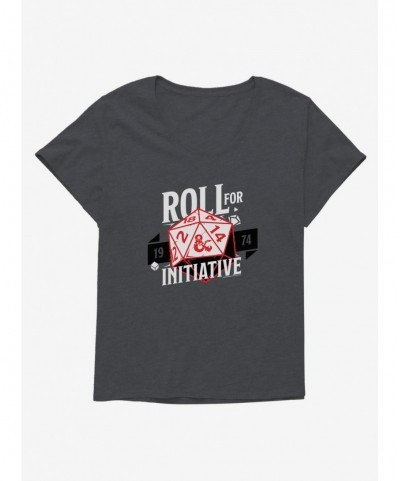 Huge Discount Dungeons & Dragons Roll For Initiative Girls T-Shirt Plus Size $13.46 T-Shirts