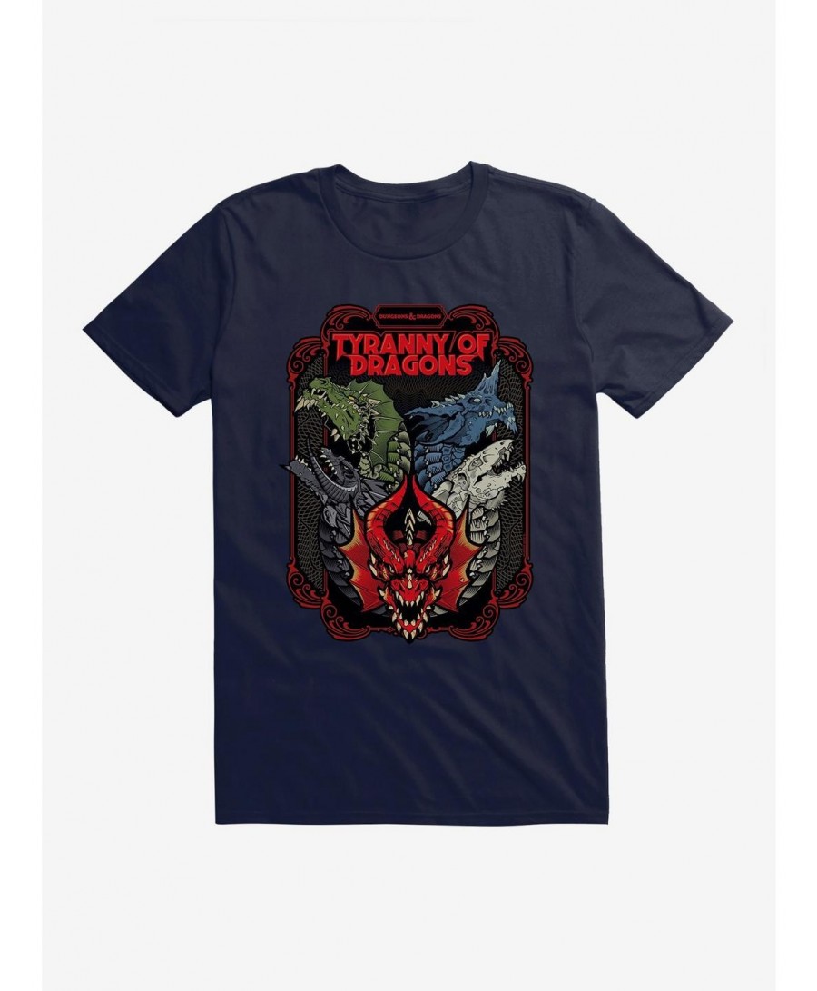 Trendy Dungeons & Dragons Tyranny Of Dragons T-Shirt $8.84 T-Shirts