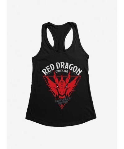 Unique Dungeons & Dragons Red Dragon Girls Tank $11.45 Tanks