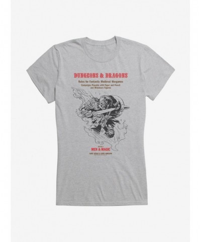 Seasonal Sale Dungeons & Dragons White Box Wargames Girls T-Shirt $12.45 T-Shirts