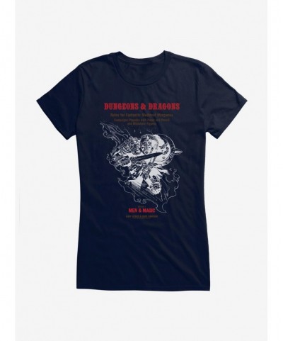 Seasonal Sale Dungeons & Dragons White Box Wargames Girls T-Shirt $12.45 T-Shirts