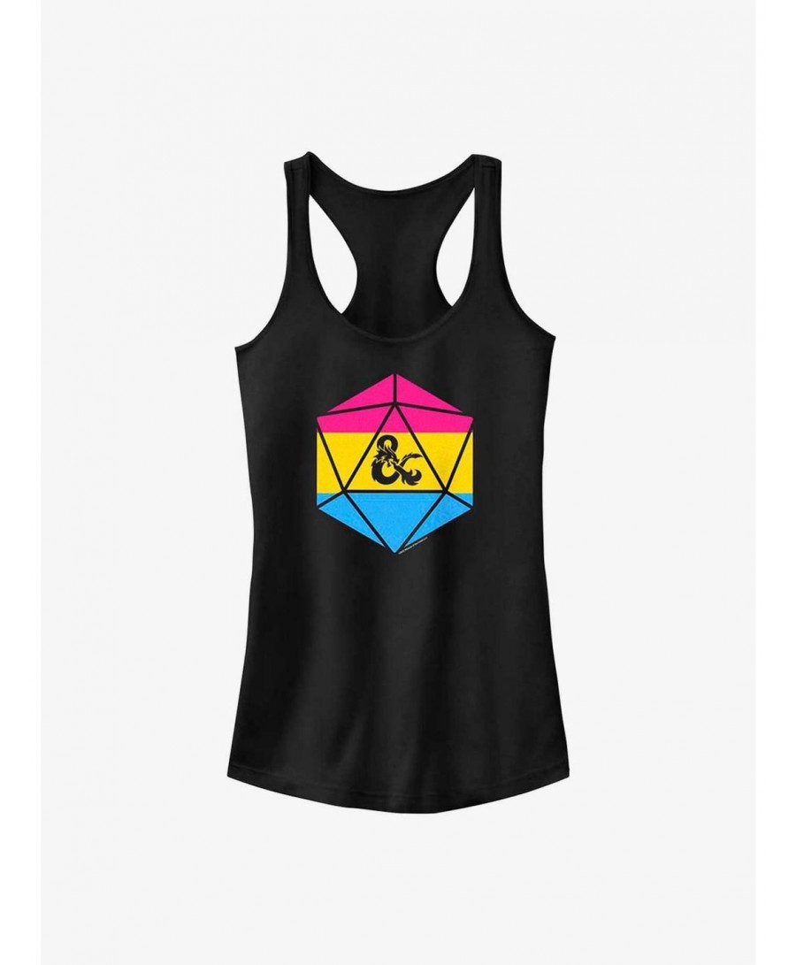 Huge Discount Dungeons & Dragons Pansexual Pride Dice Pride Tank $8.22 Tanks