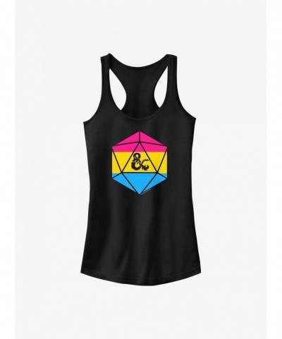 Huge Discount Dungeons & Dragons Pansexual Pride Dice Pride Tank $8.22 Tanks