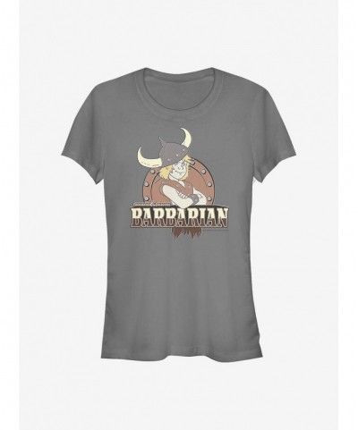 High Quality Dungeons & Dragons Barbarian Attitude Girls T-Shirt $8.22 T-Shirts