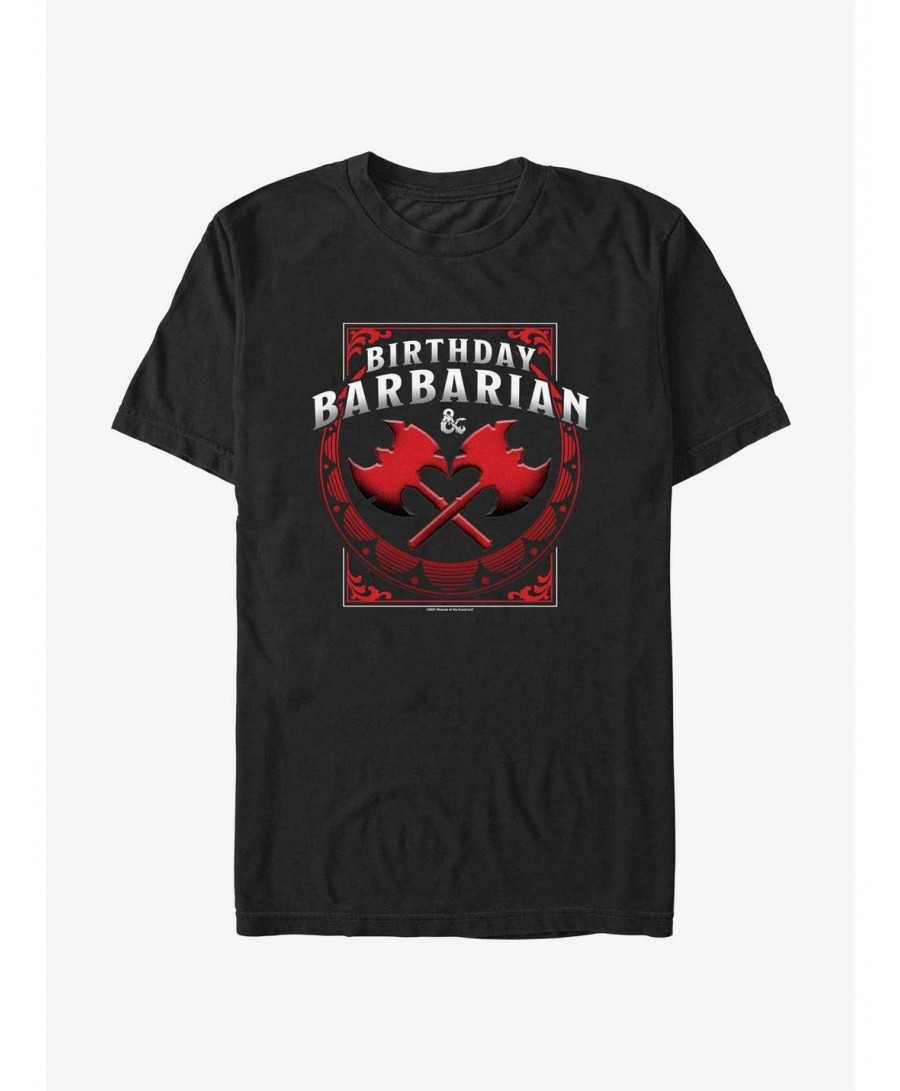 Wholesale Dungeons & Dragons Birthday Barbarian T-Shirt $7.65 T-Shirts