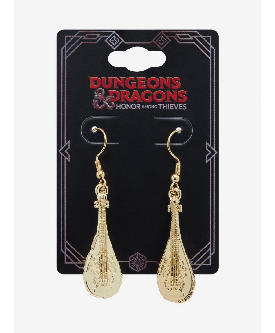 Best Deal Dungeons & Dragons: Honor Among Thieves Lute Drop Earrings $5.68 Earrings