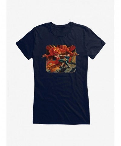 Value Item Dungeons & Dragons Elmore's Red Dragon Girls T-Shirt $11.95 T-Shirts