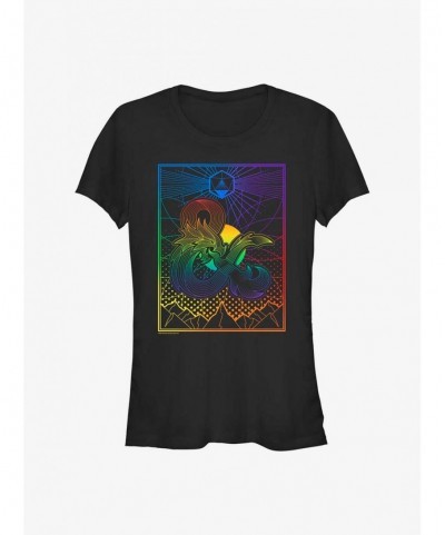 Value Item Dungeons & Dragons Dice Gradient Landscape Pride T-Shirt $11.45 T-Shirts