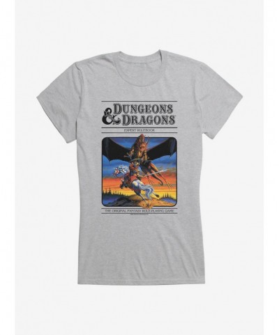 Limited-time Offer Dungeons & Dragons Vintage Expert Rulebook Girls T-Shirt $9.46 T-Shirts