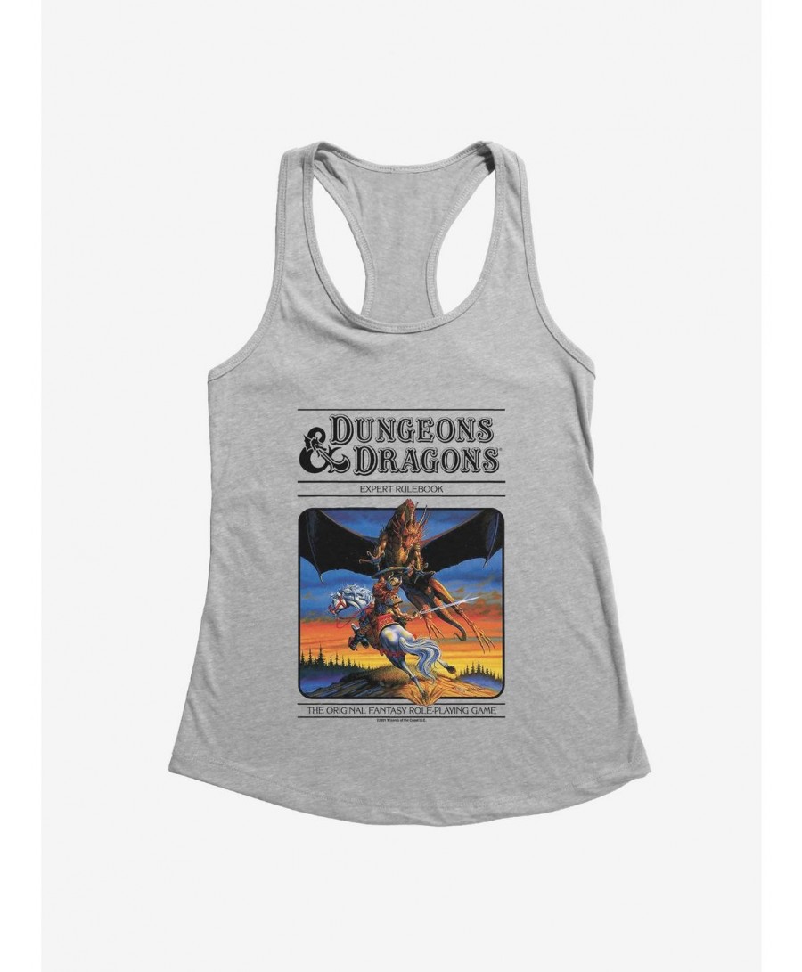 Discount Dungeons & Dragons Vintage Expert Rulebook Girls Tank $8.47 Tanks