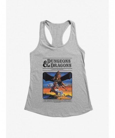 Discount Dungeons & Dragons Vintage Expert Rulebook Girls Tank $8.47 Tanks