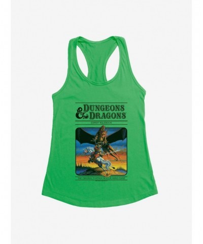 Discount Dungeons & Dragons Vintage Expert Rulebook Girls Tank $8.47 Tanks