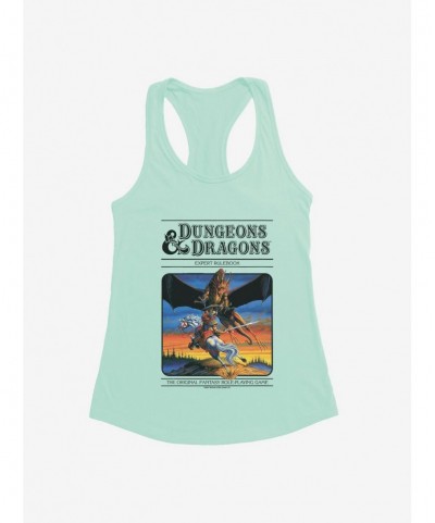 Discount Dungeons & Dragons Vintage Expert Rulebook Girls Tank $8.47 Tanks