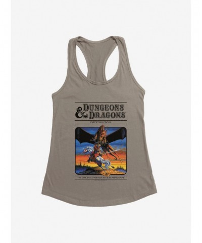 Discount Dungeons & Dragons Vintage Expert Rulebook Girls Tank $8.47 Tanks