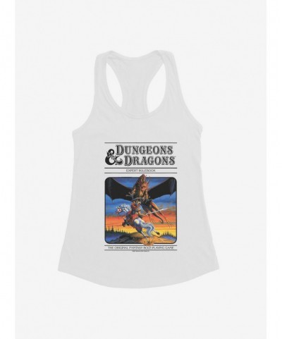 Discount Dungeons & Dragons Vintage Expert Rulebook Girls Tank $8.47 Tanks