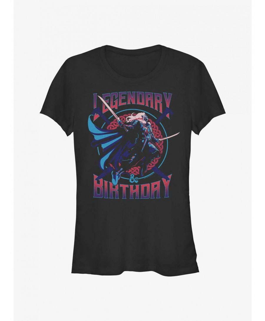 Seasonal Sale Dungeons & Dragons Legendary Birthday Girls T-Shirt $9.21 T-Shirts