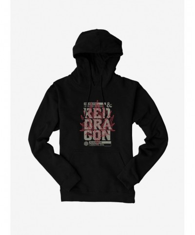 Cheap Sale Dungeons & Dragons Chaotic Evil Retro Competition Cards Hoodie $16.16 Hoodies