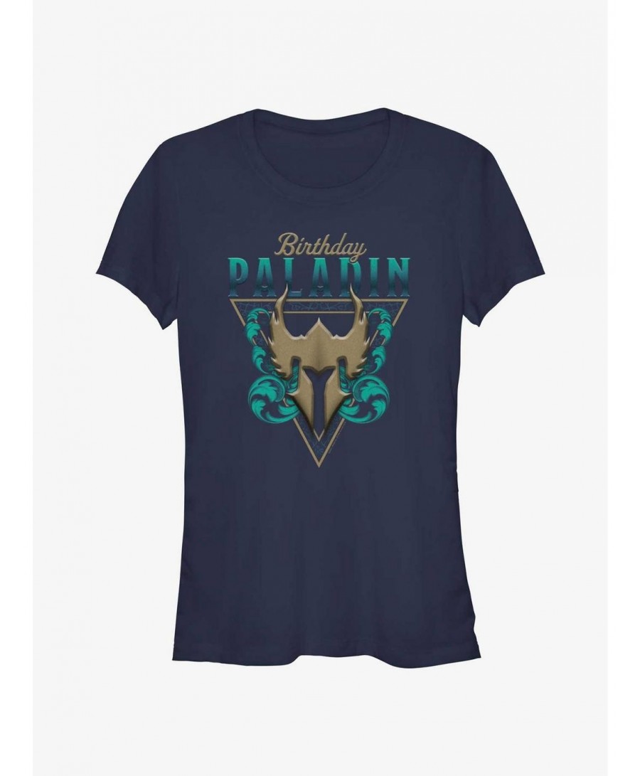 Pre-sale Discount Dungeons & Dragons Birthday Paladin Girls T-Shirt $11.21 T-Shirts