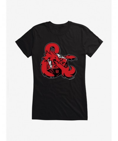 Bestselling Dungeons & Dragons Ampersand Dice Girls T-Shirt $12.20 T-Shirts