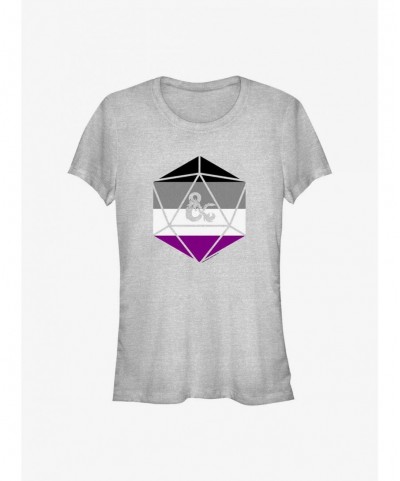 Hot Selling Dungeons & Dragons Asexual Pride Dice Pride T-Shirt $9.96 T-Shirts