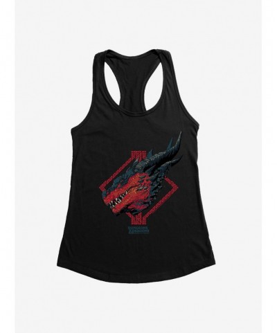 Limited Time Special Dungeons & Dragons: Honor Among Thieves Red Dragon Profile Girls Tank $7.47 Tanks