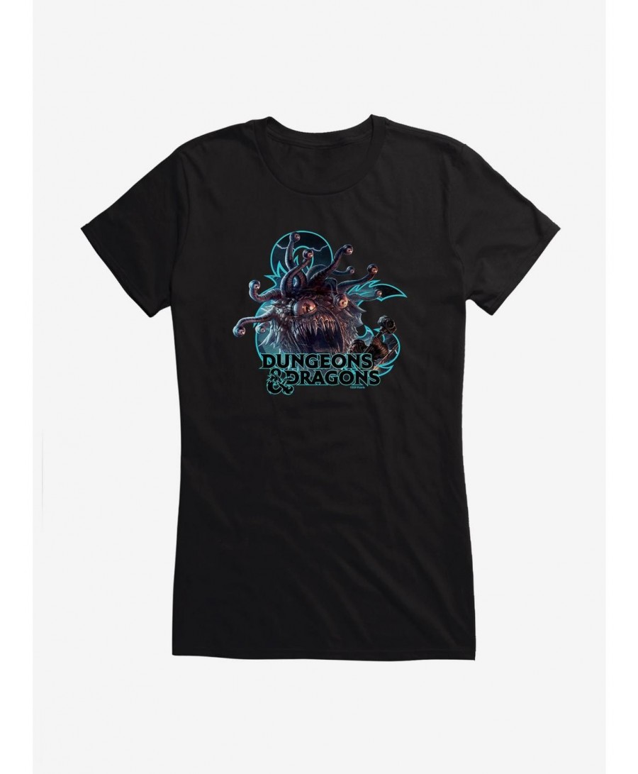 Festival Price Dungeons And Dragons Beholder Title Girls T-Shirt $11.95 T-Shirts