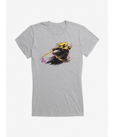 Discount Sale Dungeons & Dragons Warpaint Drizzt Attack Girls T-Shirt $7.47 T-Shirts