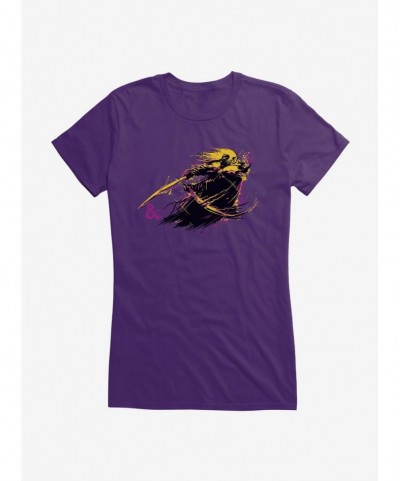 Discount Sale Dungeons & Dragons Warpaint Drizzt Attack Girls T-Shirt $7.47 T-Shirts