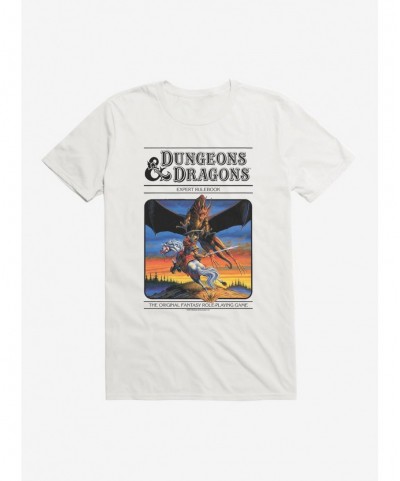 High Quality Dungeons & Dragons Vintage Expert Rulebook T-Shirt $9.32 T-Shirts