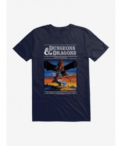 High Quality Dungeons & Dragons Vintage Expert Rulebook T-Shirt $9.32 T-Shirts