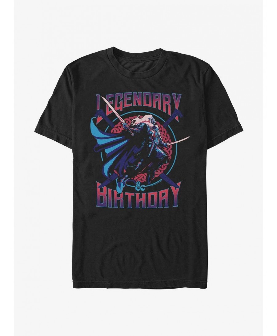 Pre-sale Discount Dungeons & Dragons Legendary Birthday T-Shirt $8.60 T-Shirts