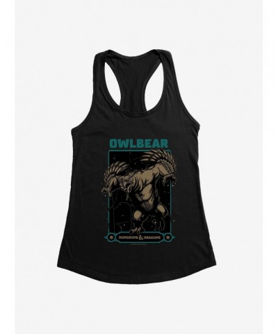 Clearance Dungeons & Dragons Owlbear Girls Tank $11.21 Tanks