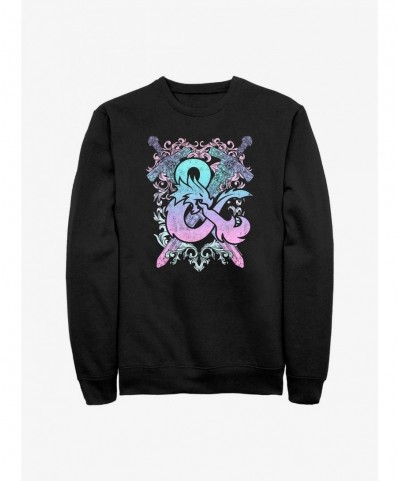 Premium Dungeons and Dragons Pastel Logo Sweatshirt $16.24 Sweatshirts