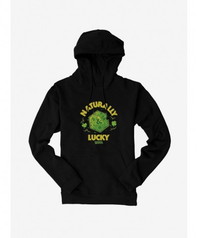 New Arrival Dungeons & Dragons Naturally Lucky Dice Hoodie $18.41 Hoodies