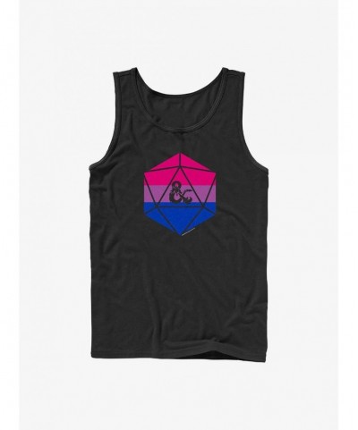 Discount Sale Dungeons & Dragons Bisexual Pride Dice Pride Tank $10.71 Tanks