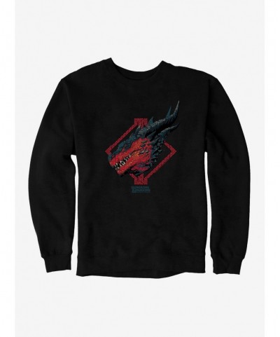 Absolute Discount Dungeons & Dragons: Honor Among Thieves Red Dragon Profile Sweatshirt $11.44 Sweatshirts