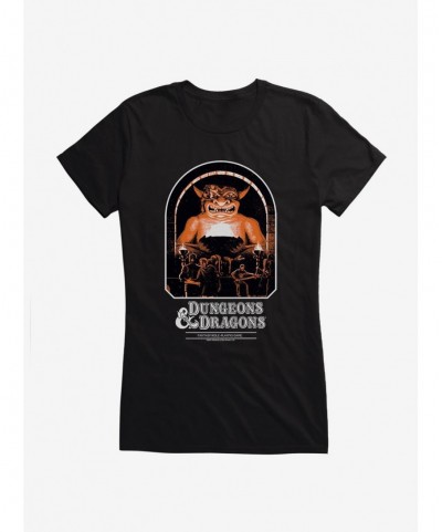 Cheap Sale Dungeons & Dragons Vintage Evil Setting Girls T-Shirt $10.96 T-Shirts