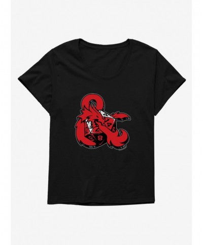 Crazy Deals Dungeons & Dragons Ampersand Dice Girls T-Shirt Plus Size $11.66 T-Shirts