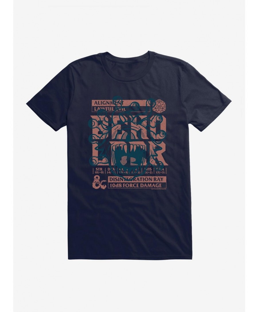 Discount Dungeons & Dragons Disentegration Ray Retro Competition Cards T-Shirt $7.65 T-Shirts